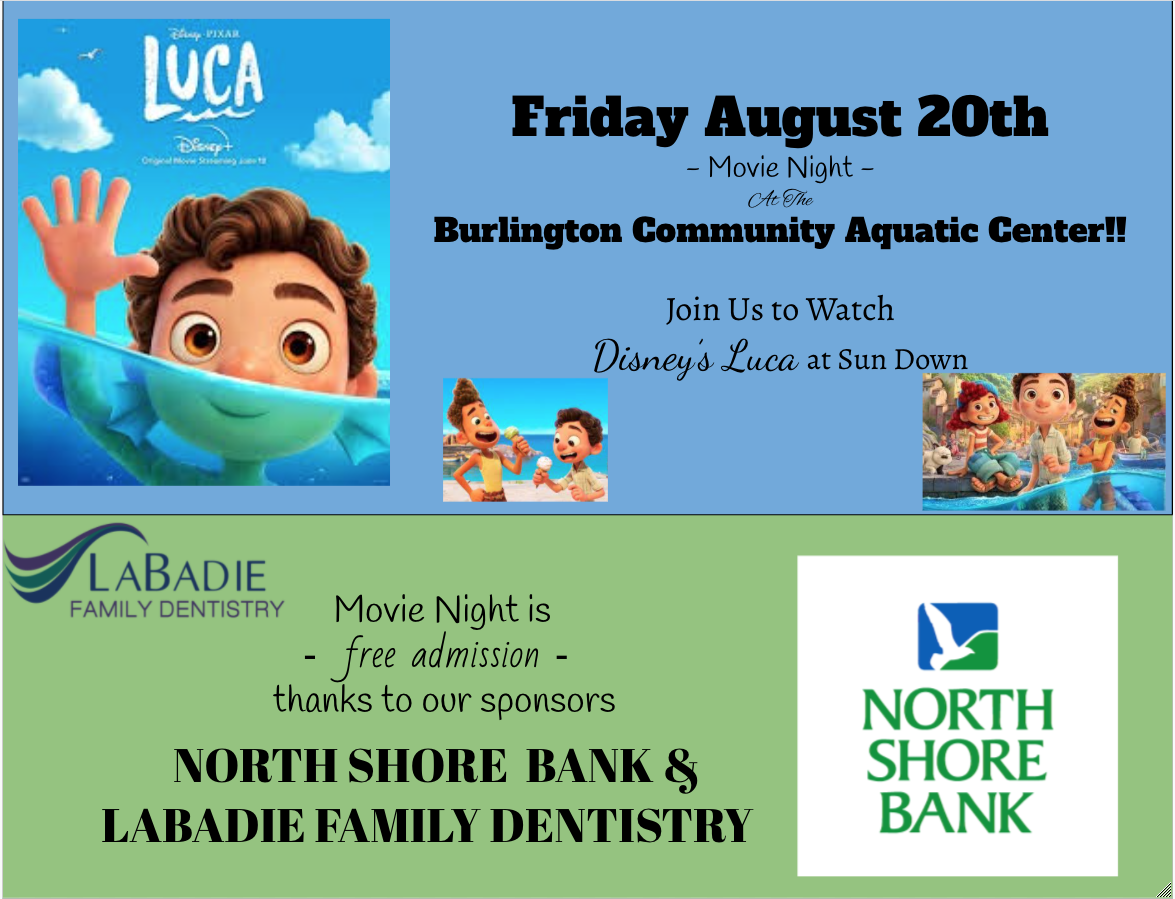 Burlington Community Aquatic Center Fun For The Whole Family